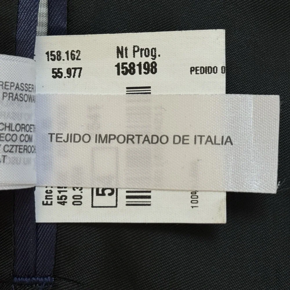 Massimo Dutti Wool‎ Blazer Sport Coat Black Size 44 2-Button Double Vented